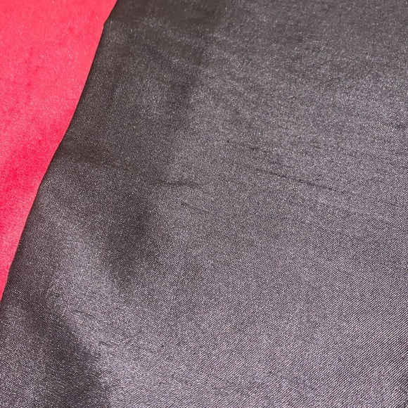 Gianfranco Ferre Jeans Vintage 90s Black Shiny Linen Blend Straight Pants Sz 2 - Picture 7 of 8